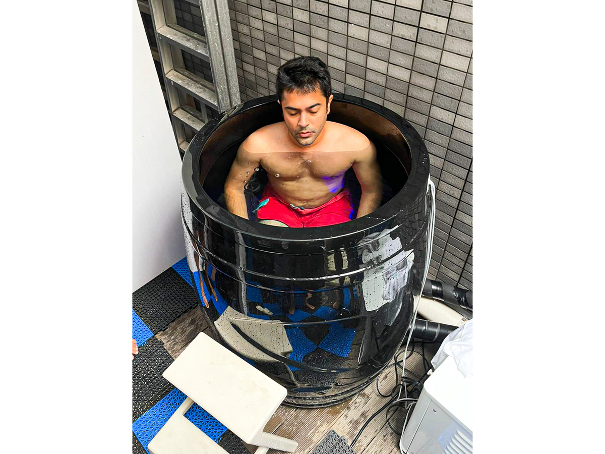 Cold Plunge Barrel with Chiller