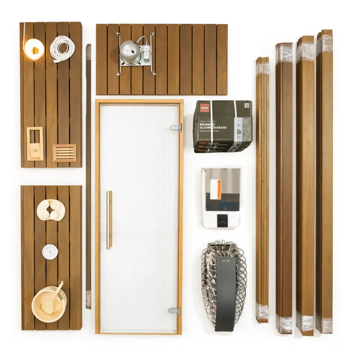 Custom Indoor Sauna Room - 6' x 9' x 8' - Finnish Sauna Builders