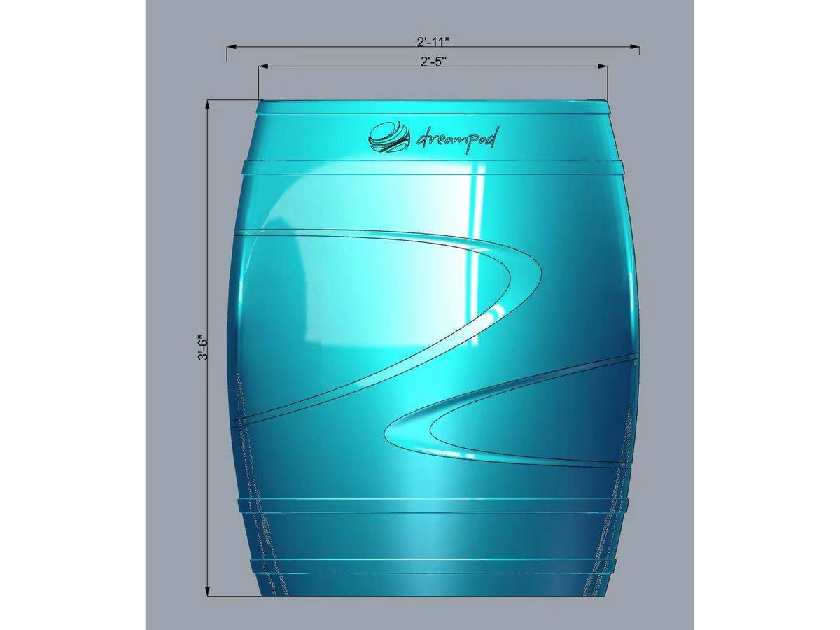 Cold Plunge Barrel with Chiller